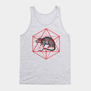 Rat in icosahedron Tank Top